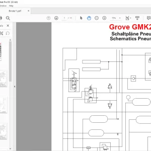 Grove Crane GMK 2035 Pneumatic Schematic Manual - PDF DOWNLOAD