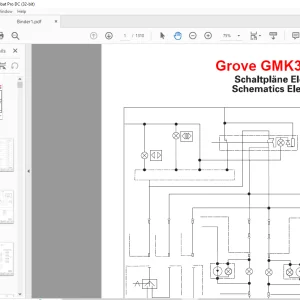 Grove Crane GMK 3050 Electric Schematic Manual - PDF DOWNLOAD