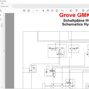 Grove Crane GMK 3050 Hydraulic Schematic Manual - PDF DOWNLOAD