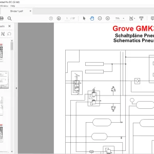 Grove Crane GMK 3050 Pneumatics Schematic Manual - PDF DOWNLOAD