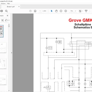 Grove Crane GMK 3055 Electrical Schematic Manual - PDF DOWNLOAD