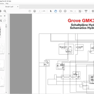 Grove Crane GMK 3060 Hydraulic Schematic Manual - PDF DOWNLOAD