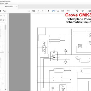 Grove Crane GMK 3060 Pneumatic Schematic Manual - PDF DOWNLOAD