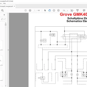 Grove Crane GMK 4080-2 Electrical Schematic Manual - PDF DOWNLOAD