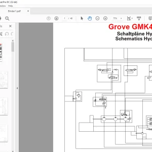 Grove Crane GMK 4080-2 Hydraulic Schematic Manual - PDF DOWNLOAD