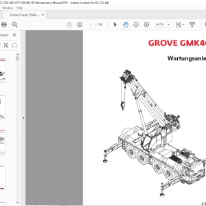 Grove Crane GMK 4090 Wartungsanleitung 3302648de - PDF DOWNLOAD