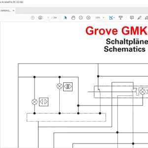 Grove Crane GMK 4100-L Electrical Schematic Manual 41005306 - PDF DOWNLOAD