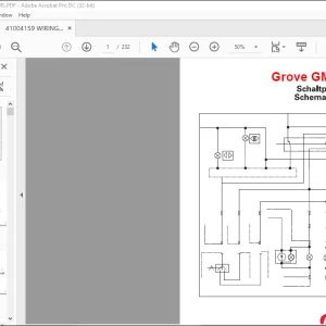 Grove Crane GMK 4100LB Electric Schematic Manual - PDF DOWNLOAD