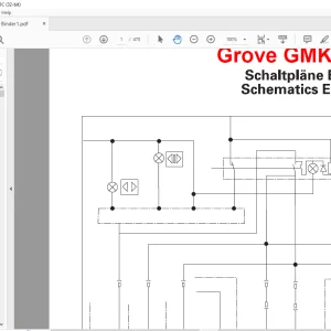 Grove Crane GMK 5100 Electrical Schematic Manual - PDF DOWNLOAD