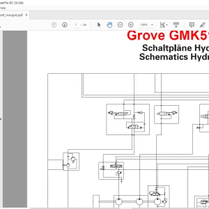 Grove Crane GMK 5130-2 Hydraulic Schematic Manual - PDF DOWNLOAD