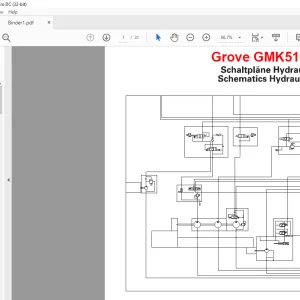 Grove Crane GMK 5150 Hydraulic Schematic Manual - PDF DOWNLOAD