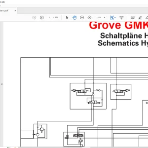 Grove Crane GMK 5150L Hydraulic Schematic Manual - PDF DOWNLOAD