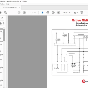 Grove Crane GMK 5170 Electrical Schematic Manual - PDF DOWNLOAD