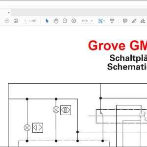 Grove Crane GMK 5250L Electrical Schematic Manual - PDF DOWNLOAD