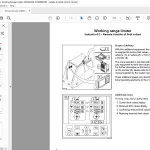 Grove Crane GMK 5250(L) Working Range Limiter 3302934 - PDF DOWNLOAD