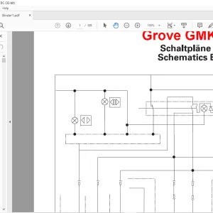Grove Crane GMK 6300 Electrical Schematic Manual - PDF DOWNLOAD