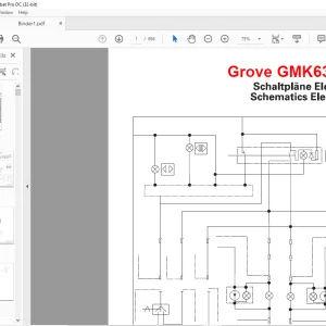 Grove Crane GMK 6300L Electrical Schematic Manual - PDF DOWNLOAD
