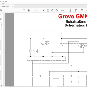 Grove Crane GMK 6400 Electrical Schematic Manual - PDF DOWNLOAD