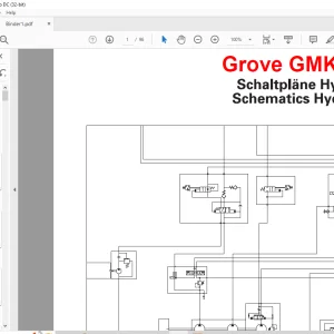 Grove Crane GMK 6400 Hydraulic Schematic Manual - PDF DOWNLOAD