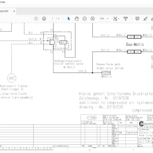 Grove Crane GMK 6400-V1 Pneumatics Schematic Manual - PDF DOWNLOAD
