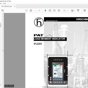 Grove Crane PAT iFLEX5 Load Moment Indicator Service Manual - PDF DOWNLOAD