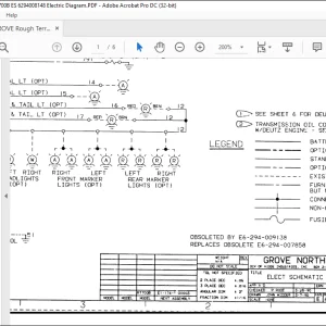 Grove Crane RT 700B Electrical Schematic Manual - PDF DOWNLOAD