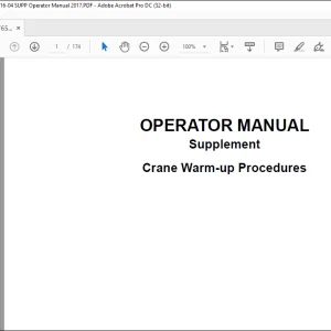 Grove Crane RT 765E-2 Operator Manual 513-02 - PDF DOWNLOAD