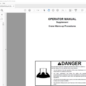 Grove Crane RT 770E Operator Manual 446-04 - PDF DOWNLOAD
