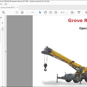 Grove Crane RT770E Operator Manual - PDF DOWNLOAD