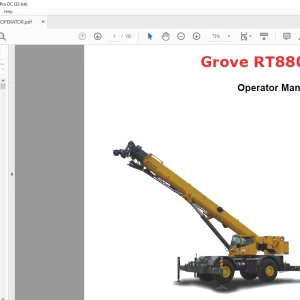 Grove Crane RT880E Operator Manual - PDF DOWNLOAD
