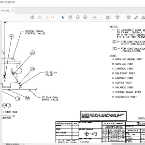 Grove Crane TMS 250 Pneumatics Schematic Manual - PDF DOWNLOAD