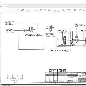 Grove Crane TMS 700B Pneumatic Schematic Manual - PDF DOWNLOAD