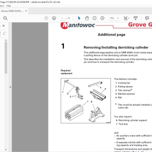 Grove GMK 6300L Addtional Page 3112956 EN - PDF DOWNLOAD