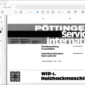 Pottinger Agricultural Daralo WID - L Operating instructions Spare parts list Manual - PDF DOWNLOAD