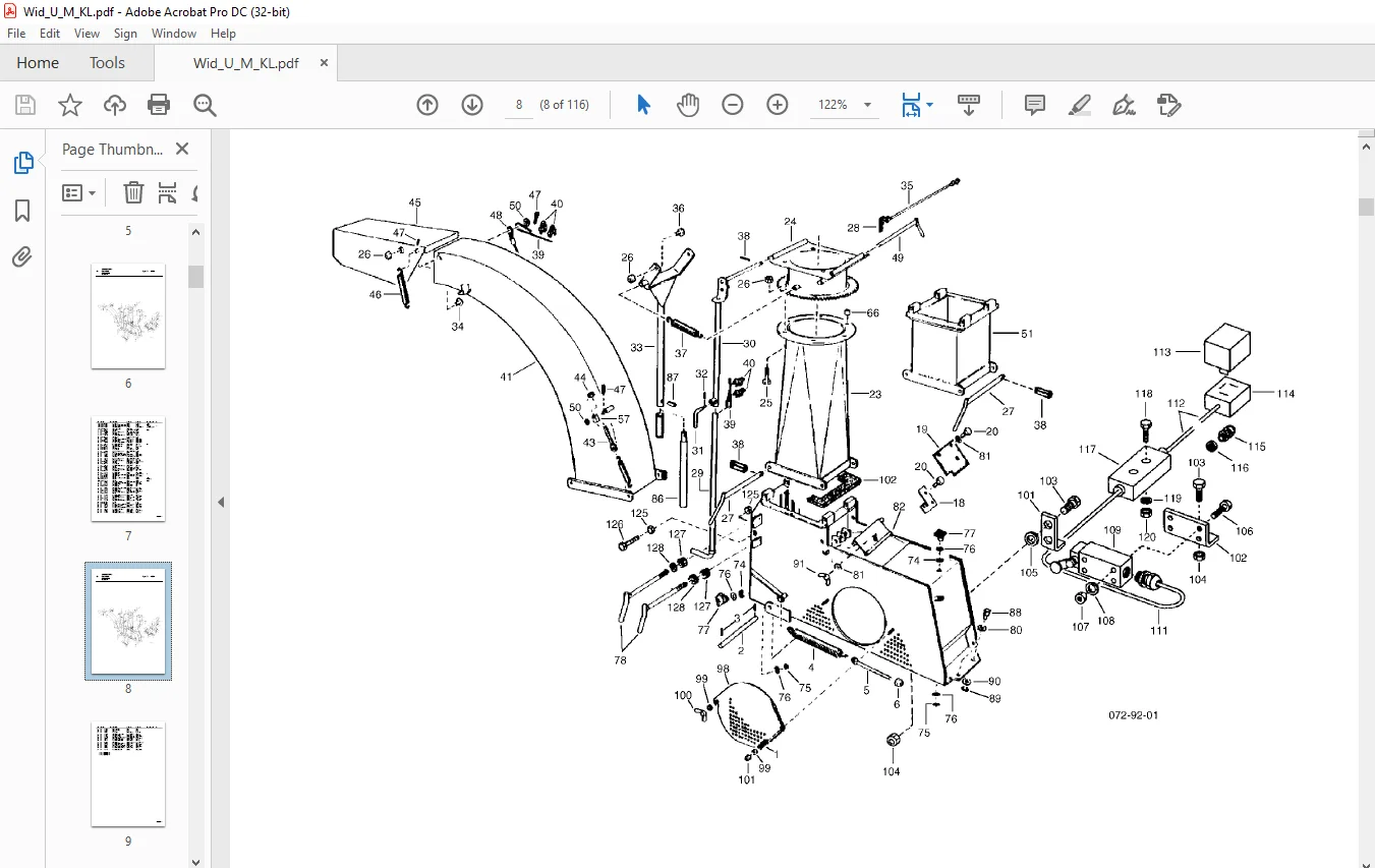 Pottinger Agricultural Daralo WID-U WID-M WID-KL Spare parts list Manual - PDF DOWNLOAD - Image 2