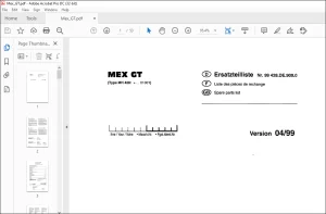 Pottinger Agricultural Forage Harvester MEX GT Spare parts list Manual - PDF DOWNLOAD