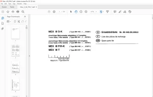 Pottinger Agricultural Forage Harvester MEX Ill S-K MEX III F H-K MEX III T Spare parts list Manual - PDF DOWNLOAD