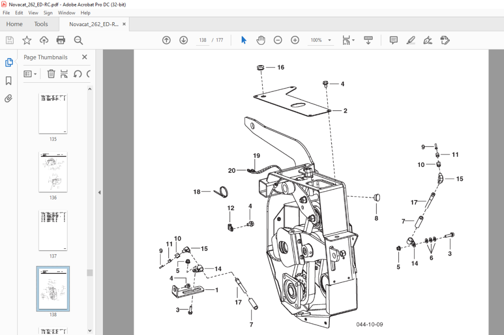 Pottinger Tractor Mower Novacat Ed Rc Operating Instructions List