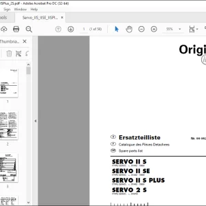 Pottinger Tractor SERVO II S SERVO II SE SERVO II S PLUS SERVO 2 S Spare parts list Manual  - PDF DOWNLOAD