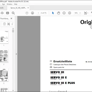Pottinger Tractor SERVO III SERVO III E SERVO III E PLUS Spare parts list Manual - PDF DOWNLOAD