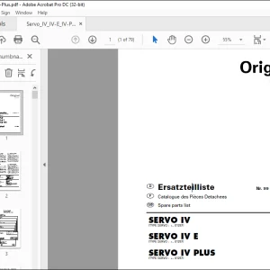 Pottinger Tractor SERVO IV SERVO IV E SERVO IV PLUS Spare parts list Manual - PDF DOWNLOAD