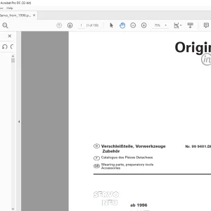 Pottinger Tractor Servo from 1996 Spare parts list Manual - PDF DOWNLOAD
