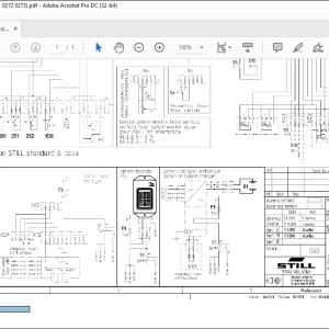 STILL STED FORKLIFT EXV 10 12 Electrical Schematic Manual - PDF DOWNLOAD