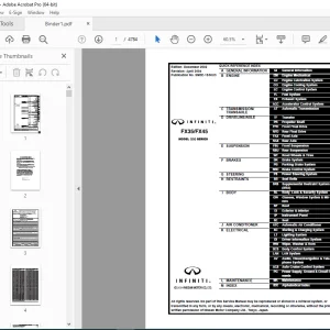 2003 Infiniti FX35 FX45 S50 Series Service Manual - PDF DOWNLOAD