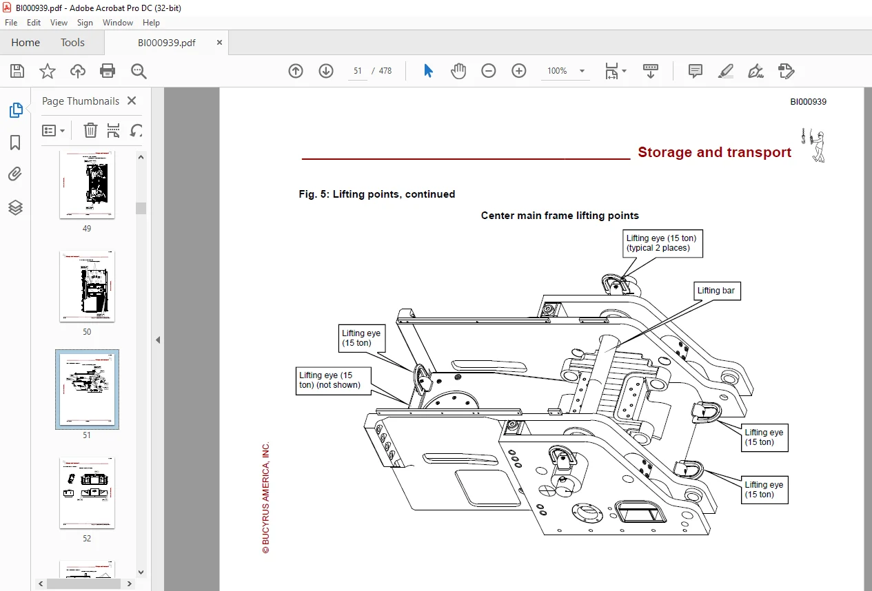 CAT Bucyrus Continuous Miner 30M4-NP Operation Manual BI000939 - PDF DOWNLOAD - Image 3