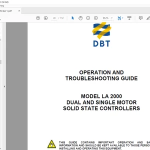 CAT DBT 5, DBT 6, DBT 8, DBT 10, DBT 12 AND DBT 14 OPERATION, MAINTENANCE,TROUBLESHOOTING AND GUIDE MANUAL - PDF DOWNLOAD