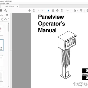 Cat Bucyrus 1260-W Walking Dragline Operator's Manual BI615834 - PDF DOWNLOAD