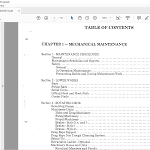 Cat Bucyrus 1370W Walking Dragline Maintenance & Operation Manual BI005572 - PDF DOWNLOAD