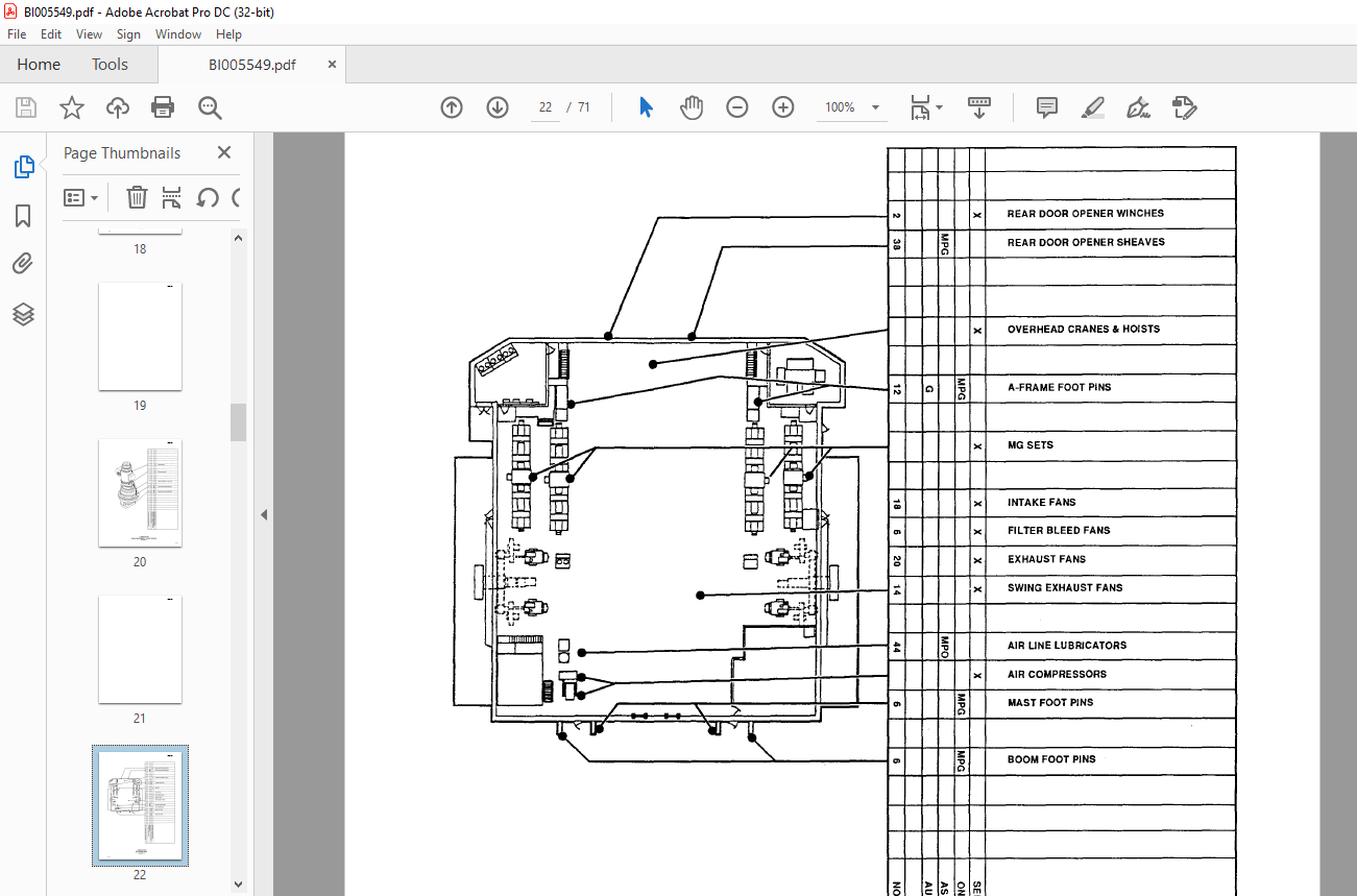 Cat Bucyrus 2570-W Walking Dragline Operator's Manual BI005549 - PDF ...