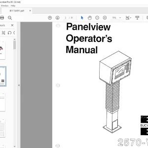 Cat Bucyrus 2570-WS Walking Dragline Operator's Manual BI115491 - PDF DOWNLOAD